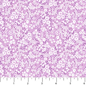 Pocket Posies Flora Vista Lilac FIGO Studios Northcott Cotton Fabric NC-91201-80