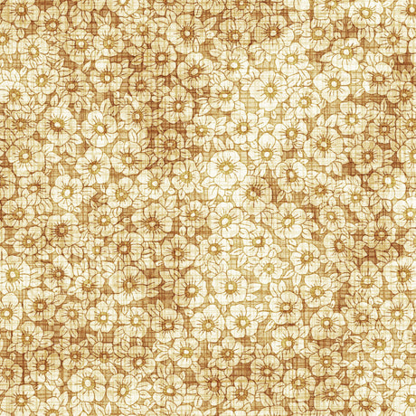 Prairie Dreams Floral Blender Beige Dan Morris QT Fabrics Cotton Fabric