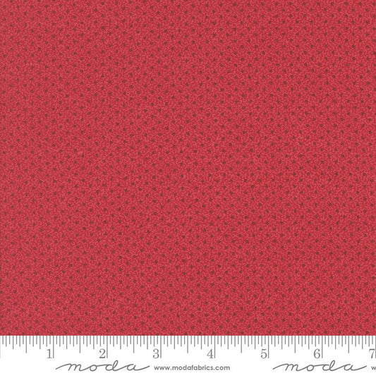 Pumpkin Spice Gatherings Dot Dots Apple Red Primitive Gatherings Moda Cotton Fabric MD-49293-19