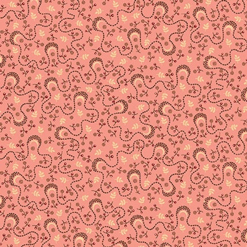 Quiet Grace Berry Patch Pink Kim Diehl Henry Glass Cotton Fabric