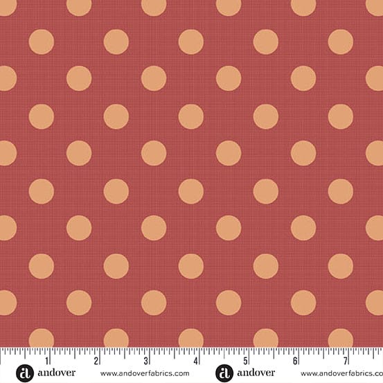 Quiltessential Large Dot Monarch Orange Laundry Basket Quilts Andover Cotton Fabric AF-A1674-O | US Fabric Shop