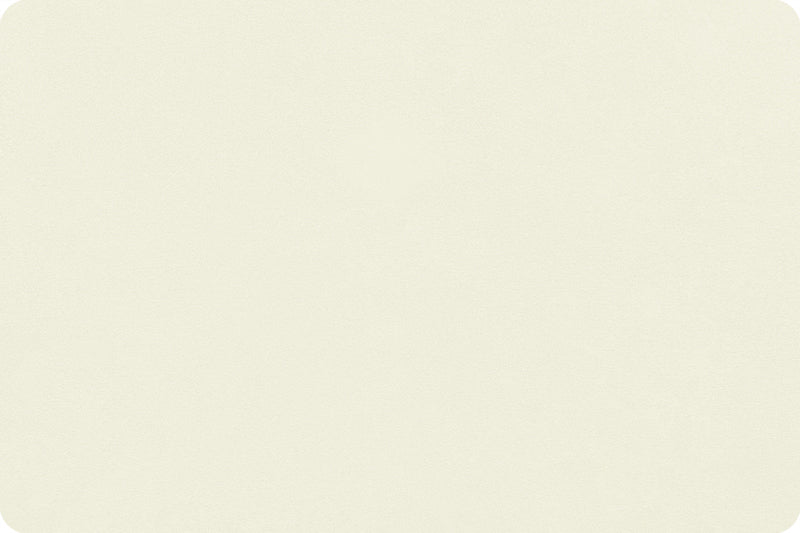 Quilting Cuddle Solid Ivory Shannon Fabrics Polyester Minky Fabric SF-QCIVORY
