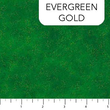 Radiance Shimmer Blender Evergreen Gold Deborah Edwards Northcott Cotton Fabric NC-9050M-77