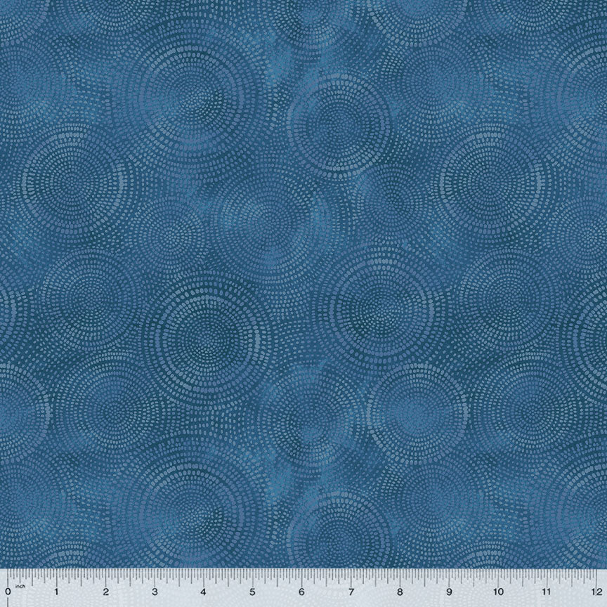 Radiance Basics Blue Jeans Whistler Studios Windham Fabrics Cotton Fabric WF-53727-27
