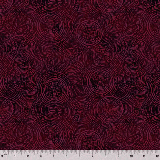 Radiance Basics Burgundy Dark Red Whistler Studios Windham Fabrics Cotton Fabric WF-53727-41
