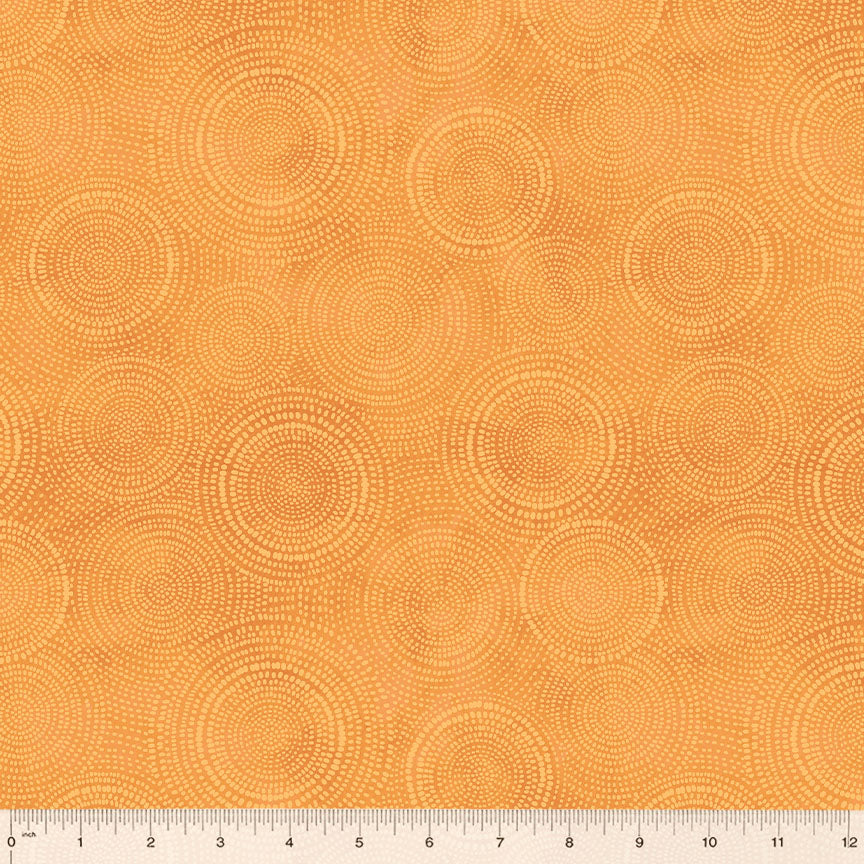 Radiance Basics Creamsicle Orange Whistler Studios Windham Fabrics Cotton Fabric WF-53727-7