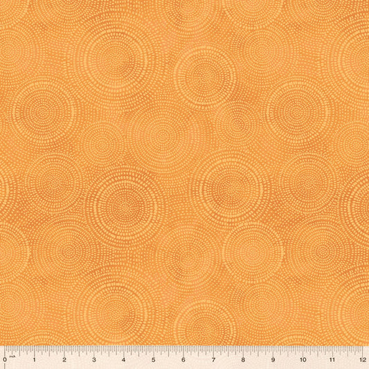 Radiance Basics Creamsicle Orange Whistler Studios Windham Fabrics Cotton Fabric WF-53727-7