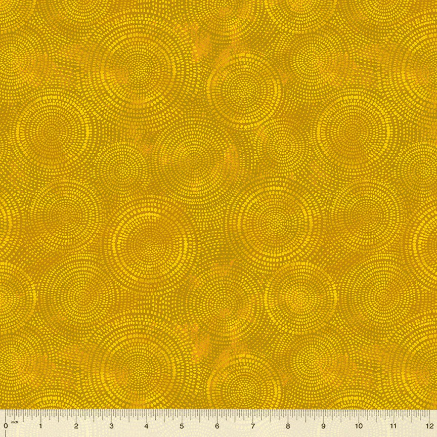 Radiance Basics Gold Whistler Studios Windham Fabrics Cotton Fabric WF-53727-11