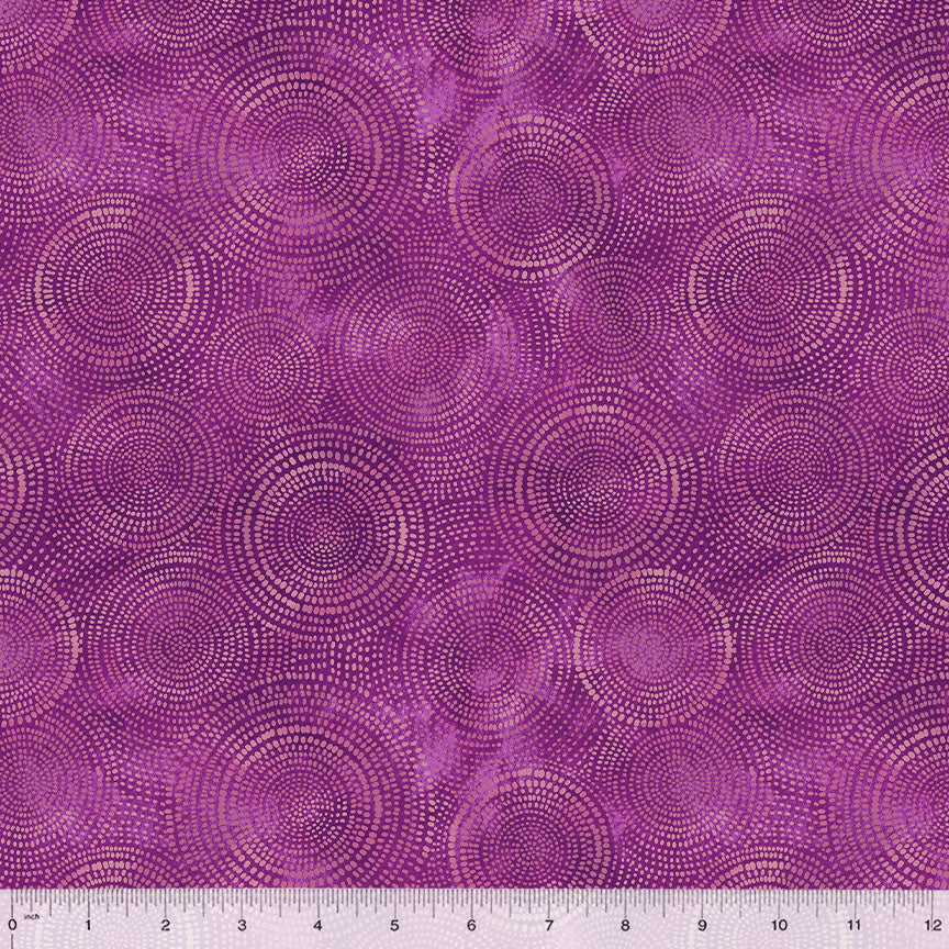 Radiance Basics Grape Purple Whistler Studios Windham Fabrics Cotton Fabric WF-53727-37
