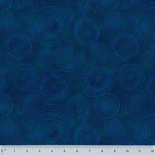 Radiance Basics Indigo Blue Whistler Studios Windham Fabrics Cotton Fabric WF-53727-30