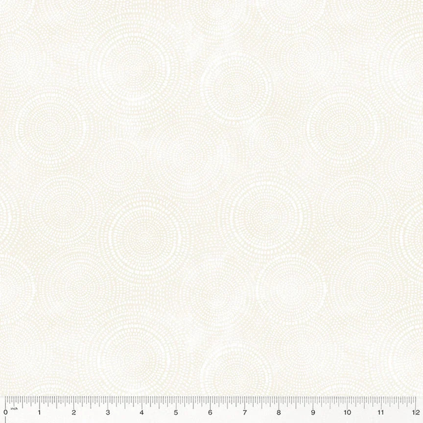 Radiance Basics Ivory Cream Whistler Studios Windham Fabrics Cotton Fabric WF-53727-50