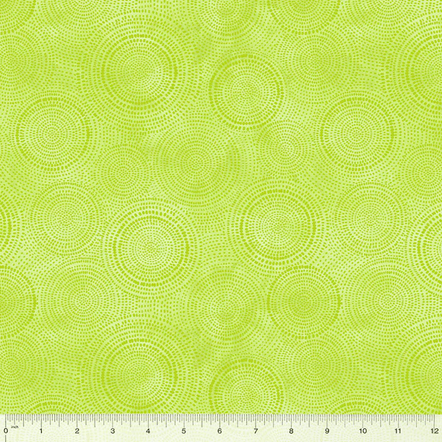Radiance Basics Lime Green Whistler Studios Windham Fabrics Cotton Fabric WF-53727-17