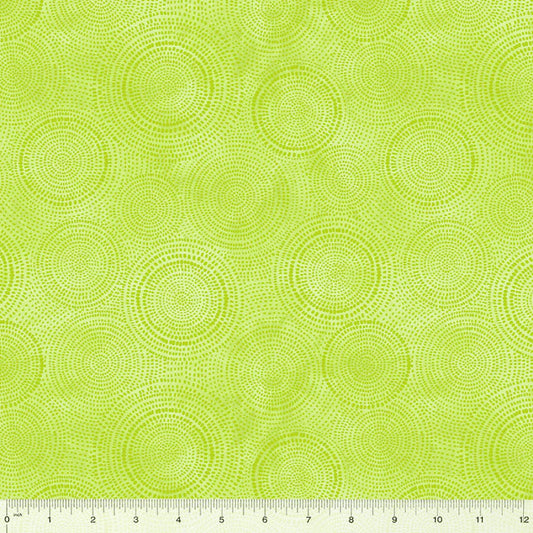 Radiance Basics Lime Green Whistler Studios Windham Fabrics Cotton Fabric WF-53727-17