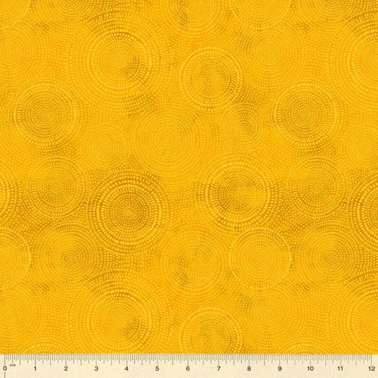 Radiance Basics Mustard Yellow Whistler Studios Windham Fabrics Cotton Fabric WF-53727-10