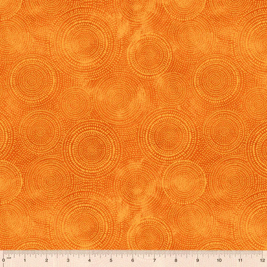 Radiance Basics Orange Whistler Studios Windham Fabrics Cotton Fabric WF-53727-6