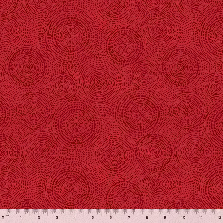 Radiance Basics Red Whistler Studios Windham Fabrics Cotton Fabric WF-53727-3