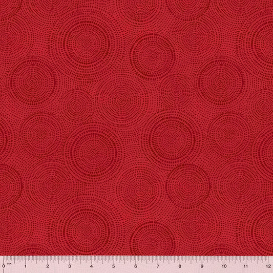 Radiance Basics Red Whistler Studios Windham Fabrics Cotton Fabric WF-53727-3