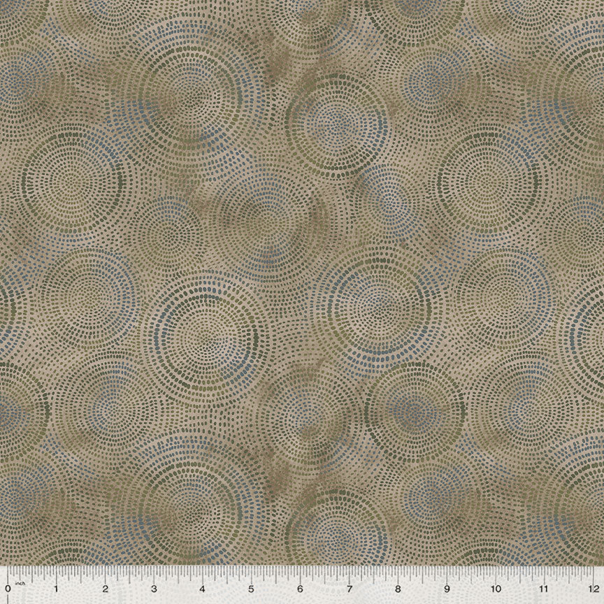 Radiance Basics Taupe Brown Whistler Studios Windham Fabrics Cotton Fabric WF-53727-46