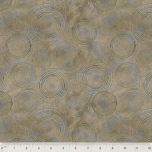 Radiance Basics Taupe Brown Whistler Studios Windham Fabrics Cotton Fabric WF-53727-46