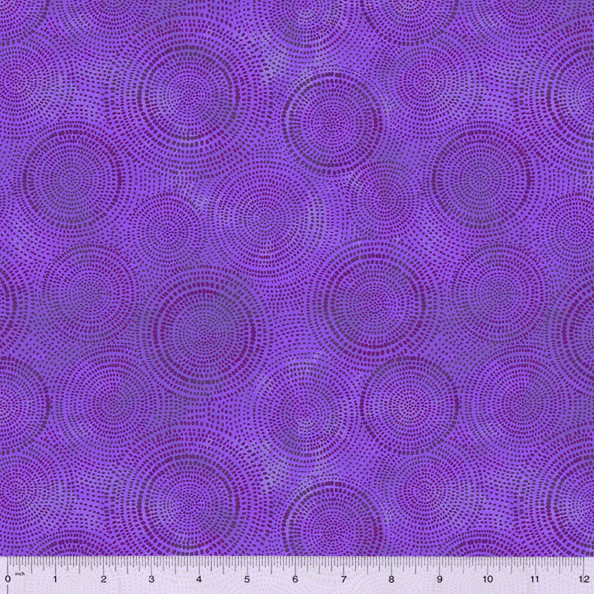 Radiance Basics Violet Whistler Studios Windham Fabrics Cotton Fabric WF-53727-32