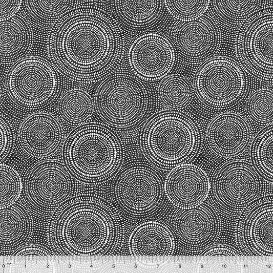 Radiance Basics White on Black Whistler Studios Windham Fabrics Cotton Fabric WF-53727-56