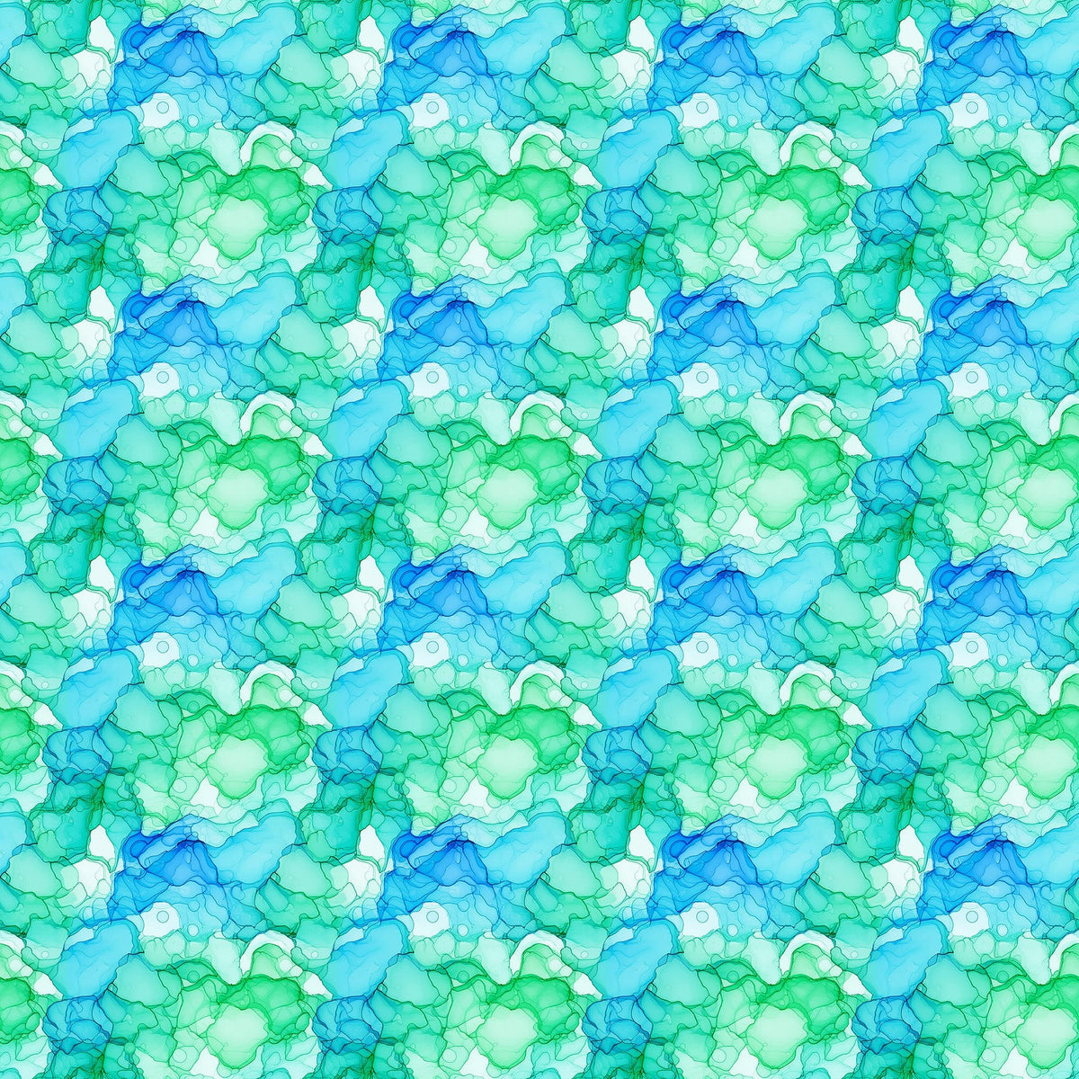 Radiant Rhapsody Aquatic Cool Blue Green Patrick Lose Northcott Cotton Fabric NC-PL-10739-60 | US Fabric Shop