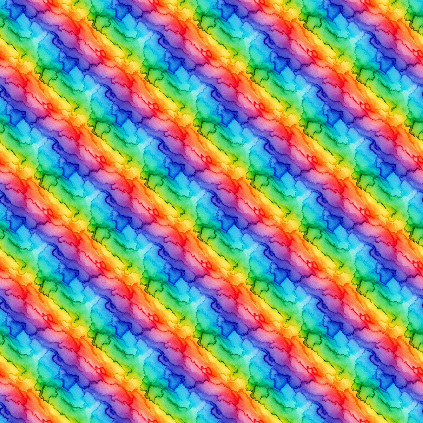 Radiant Rhapsody Bias Rainbow Multi Patrick Lose Northcott Cotton Fabric NC-PL-10734-100