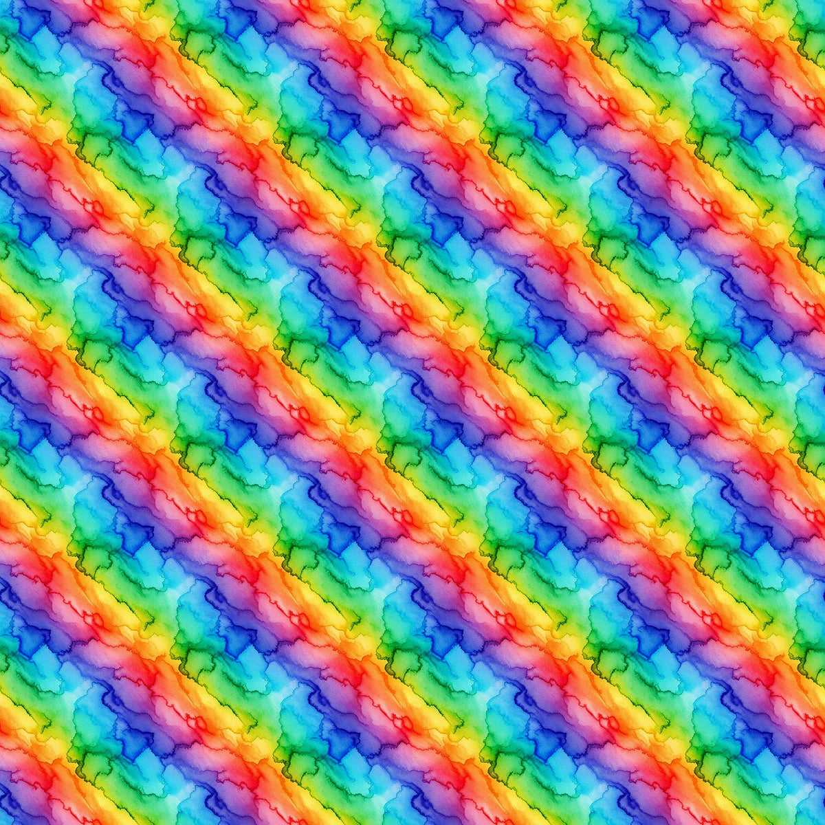Radiant Rhapsody Bias Rainbow Multi Patrick Lose Northcott Cotton Fabric NC-PL-10734-100 | US Fabric Shop