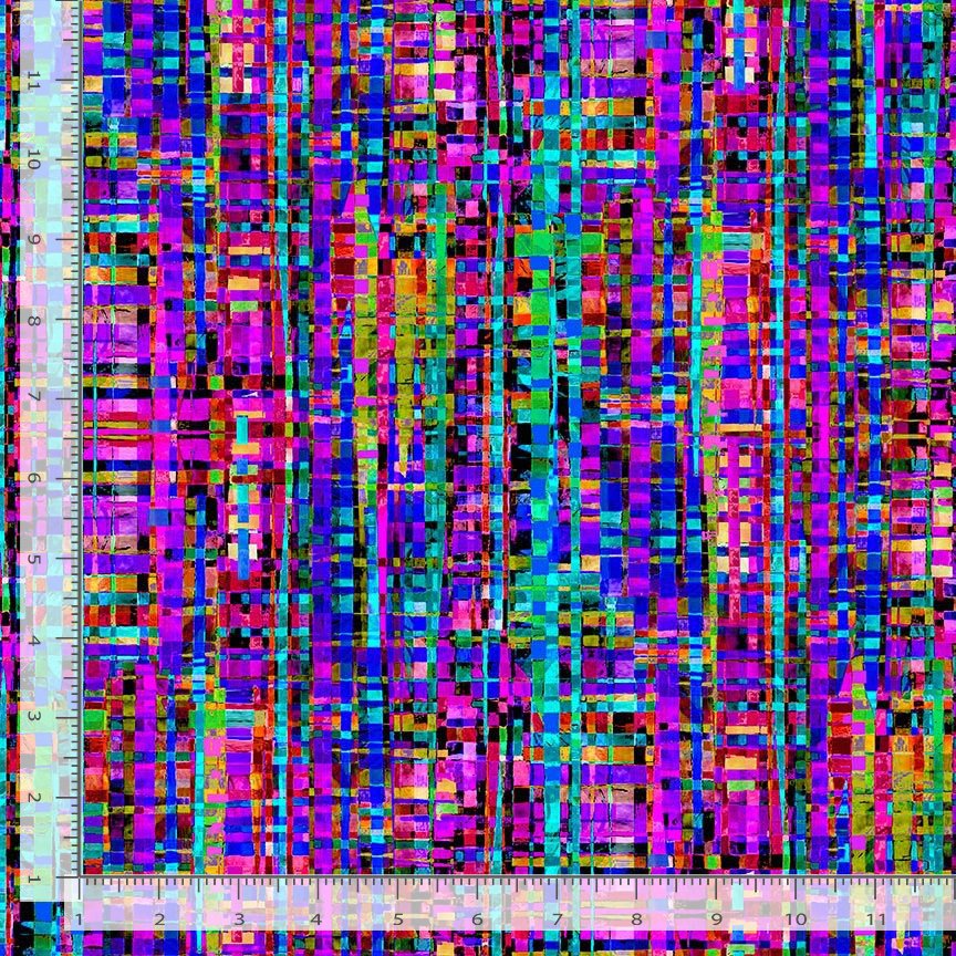 Rainbow Plaid Full Color Timeless Treasures Cotton Fabric TT-CD1785-Multi