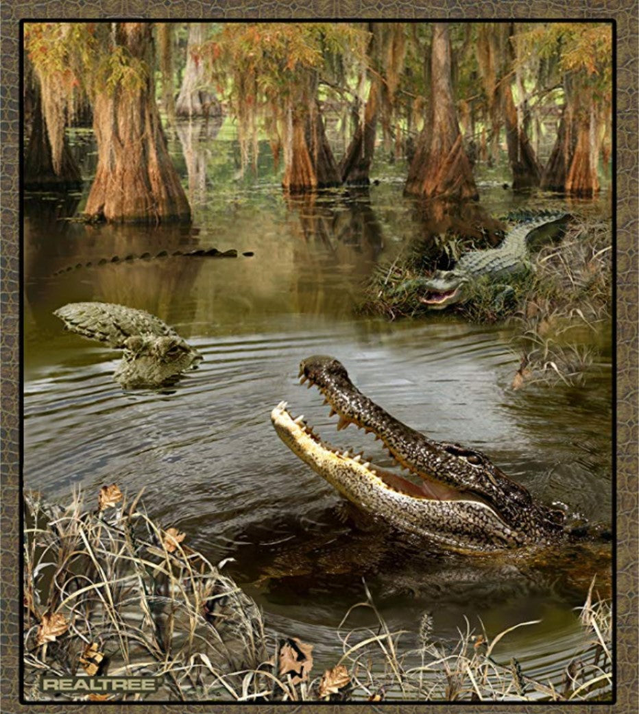 Realtree Alligator Panel 36" Print Concepts Cotton Fabric PC-9956