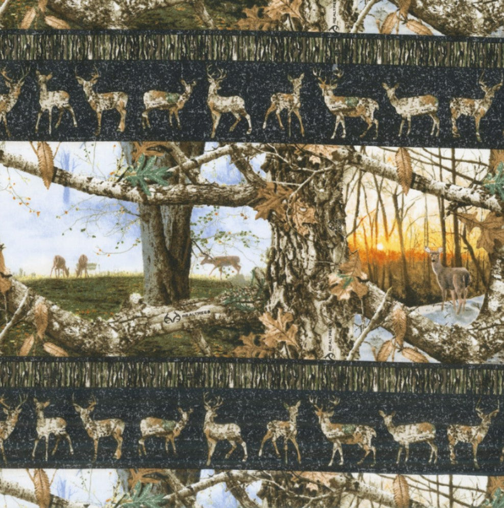 Realtree Daybreak Edge Deer Allover Shelf Print Concepts Cotton Fabric PC-1169