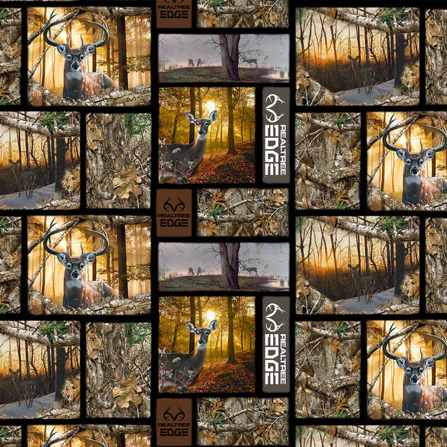 Realtree Daybreak Edge Patch Sykel Enteprises Cotton Quilting Fabric SYK-1170 | US Fabric Shop