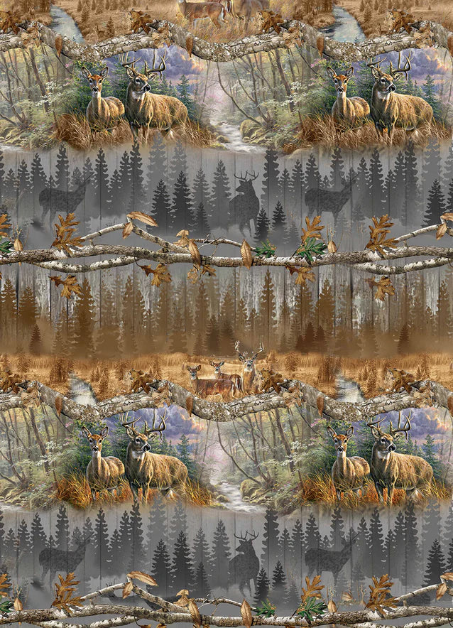 Realtree Plank Stripe Sykel Enterprises Cotton Fabric SYK-10522