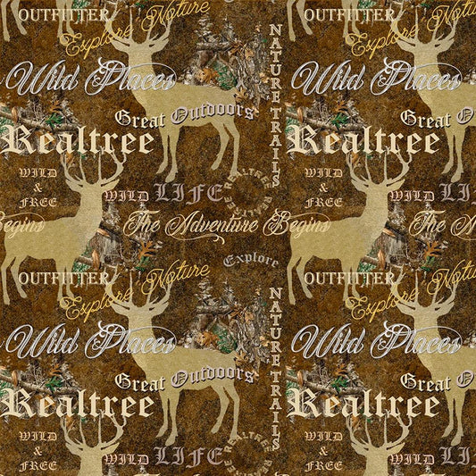 Realtree Real Tree Edge Lodge Explore Camo Cotton Fabric Realtree-10368