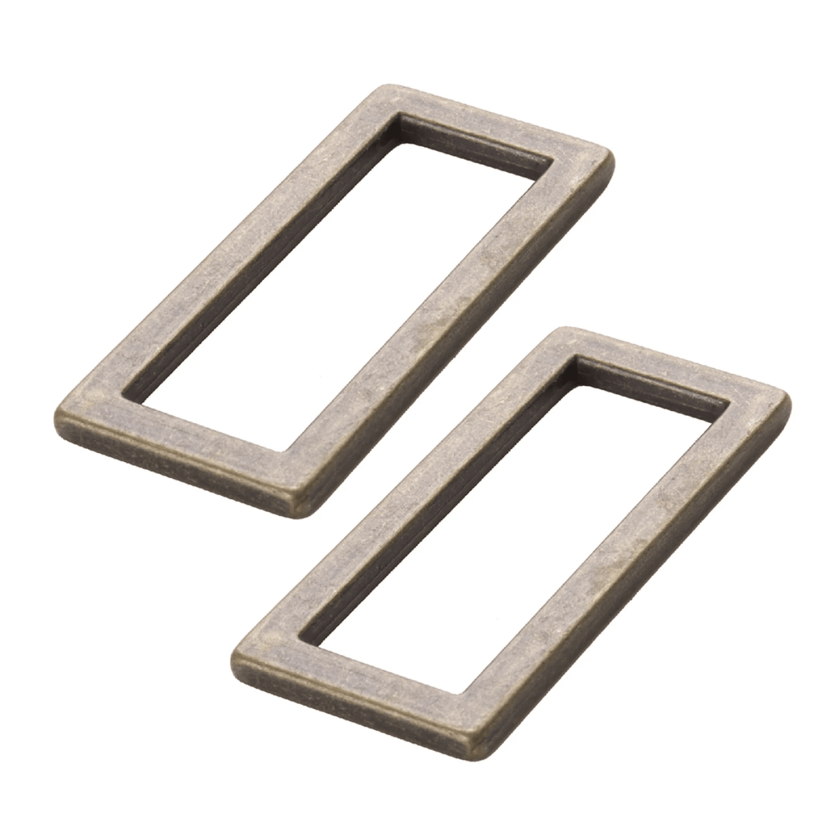 Rectangle Ring Flat 1.5" Antique Brass 2ct ByAnnie BYA-HAR1.5RRABTWO | US Fabric Shop