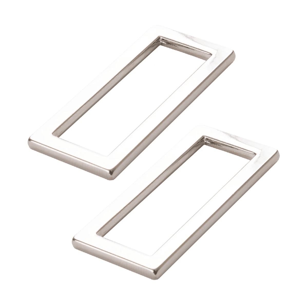 Rectangle Ring Flat 1.5" Nickel 2ct ByAnnie BYA-HAR1.5RRNTWO | US Fabric Shop