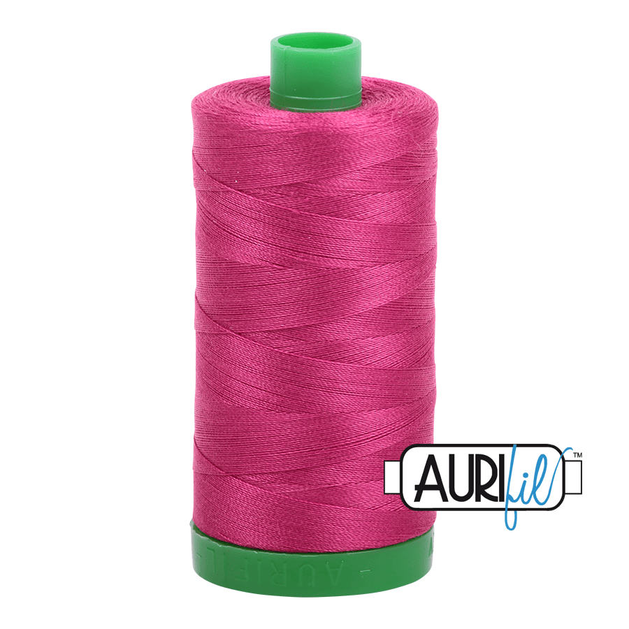 Red Plum 40 wt 1094 yd Large Spool Aurifil Cotton Quilting Thread AF-MK40SC6-1100