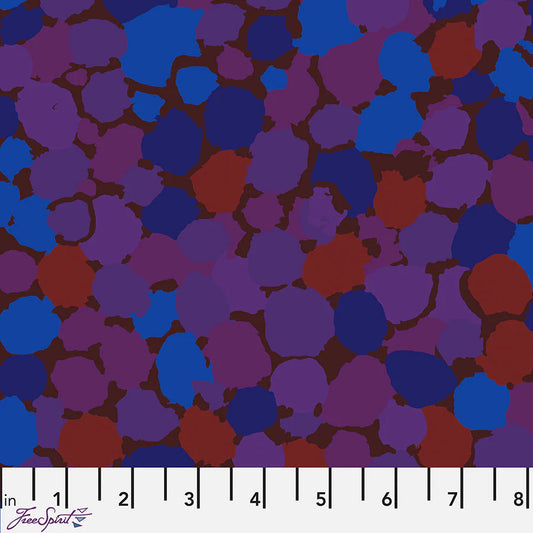 Reflections Dark Blue Purple Brandon Mably Classics Kaffe Fassett Collective Free Spirit Free Spirit Fabrics Cotton Fabric  FS-PWBM087.DARK