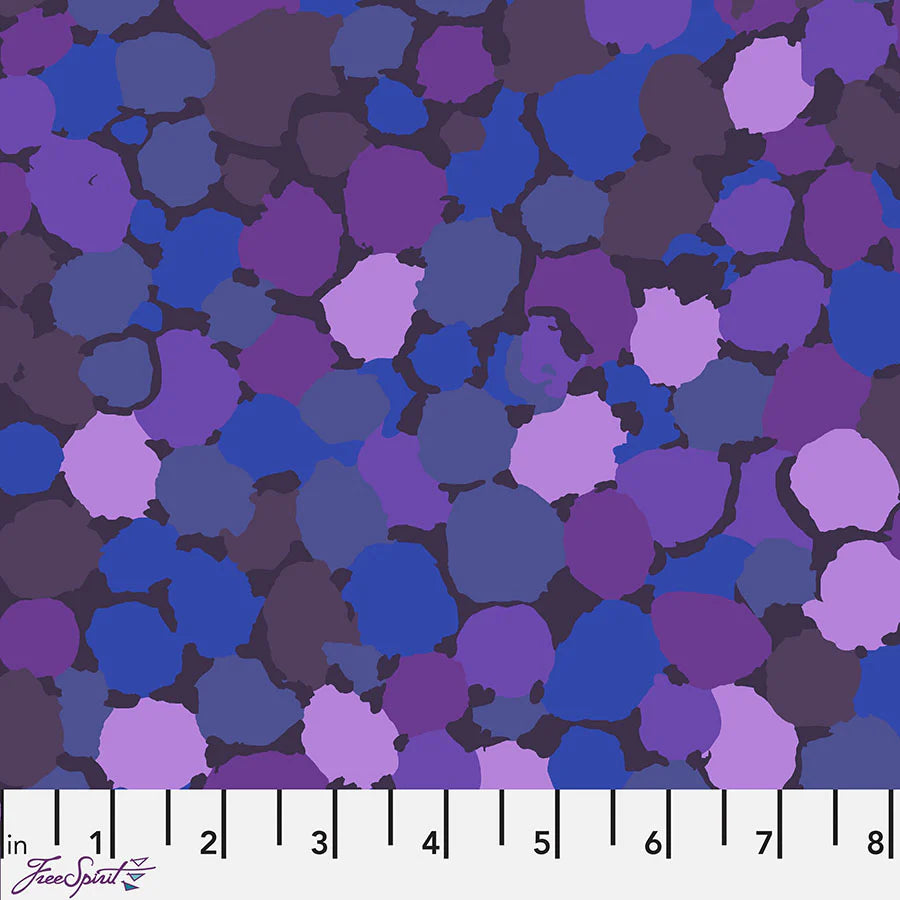 Reflections Purple Brandon Mably Classics Kaffe Fassett Collective Free Spirit Free Spirit Fabrics Cotton Fabric FS-PWBM087.PURPLE