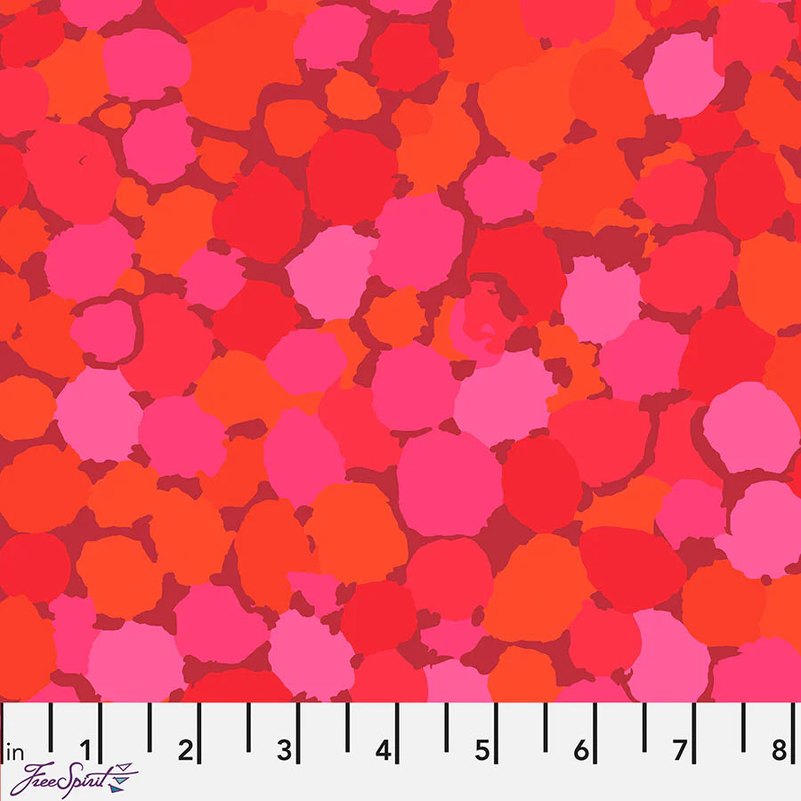 Reflections Red Brandon Mably Classics Kaffe Fassett Collective Free Spirit Free Spirit Fabrics Cotton Fabric FS-PWBM087.RED