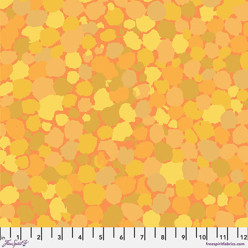 Reflections Yellow Classics Brandon Mably Kaffe Fassett Collective Free Spirit Cotton Fabric FS-PWBM087.YELLOW