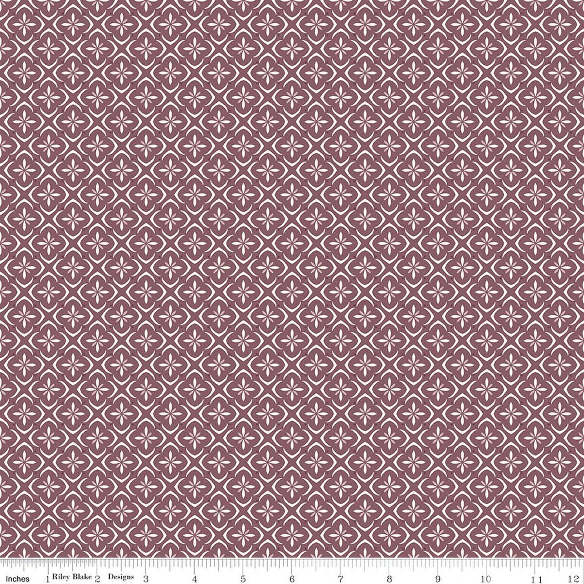 Renew Tile Purple Sandy Gervais Riley Blake Designs Cotton Fabric RB-C17286-PURPLE