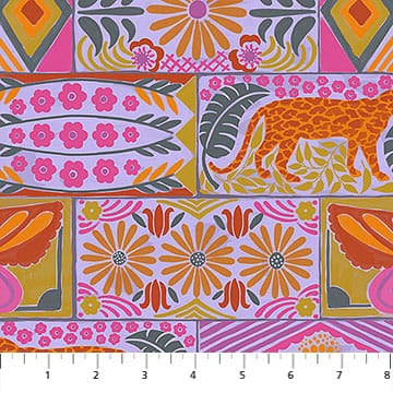 Rhapsody Bricklayer Haze Purple Anna Maria Parry Northcott Cotton Fabric NC-AMT174-82L | US Fabric Shop