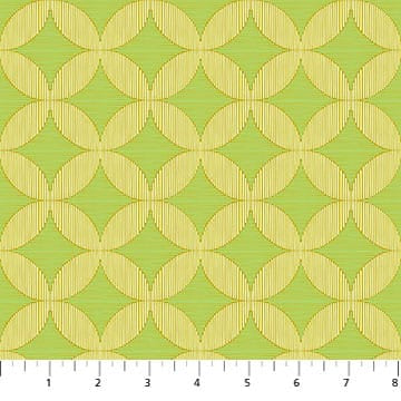 Rhapsody Woven Windows Spring Green Anna Maria Parry Northcott Cotton Fabric NC-AMT171-72V | US Fabric Shop
