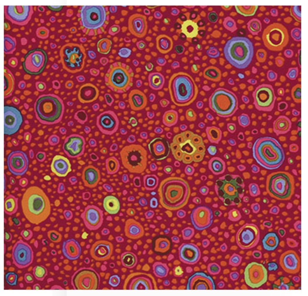 Roman Glass Red Classics Kaffe Fassett Collective Free Spirit Cotton Fabric FS GP01.REDD