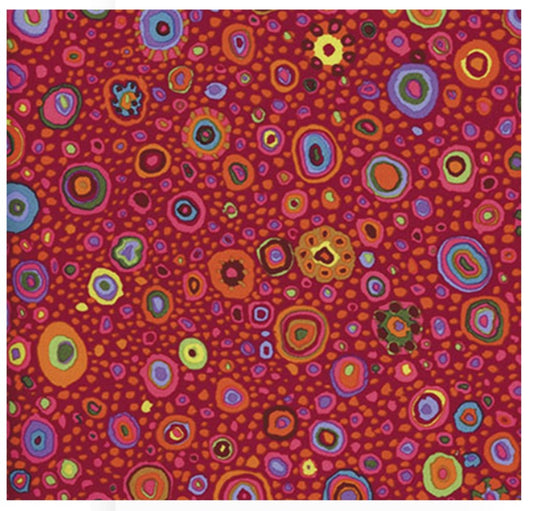 Roman Glass Red Classics Kaffe Fassett Collective Free Spirit Cotton Fabric FS GP01.REDD
