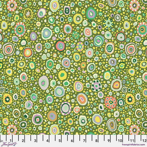 Roman Glass Leafy Classics Kaffe Fassett Collective Free Spirit Cotton Fabric FS-GP01.LEAFY