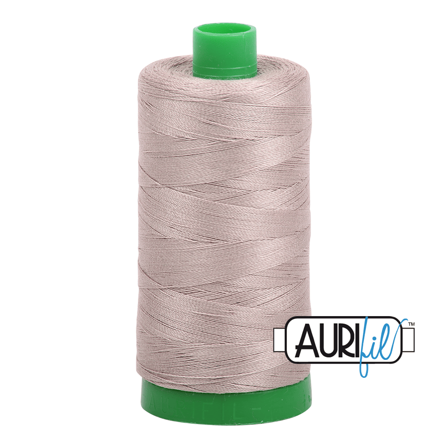 Rope Beige 40 wt 1094 yd Large Spool Aurifil Cotton Quilting Thread AF-MK40SC6-5011