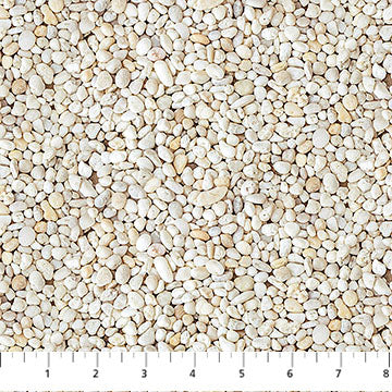Running Free Pebbles Cream Deborah Edwards Northcott Cotton Fabric NC-DP28591-11