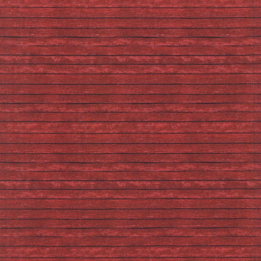 Rustic Barn Red Fence Wood Grain Landscape Medley Elizabeth's Studio Cotton Fabric